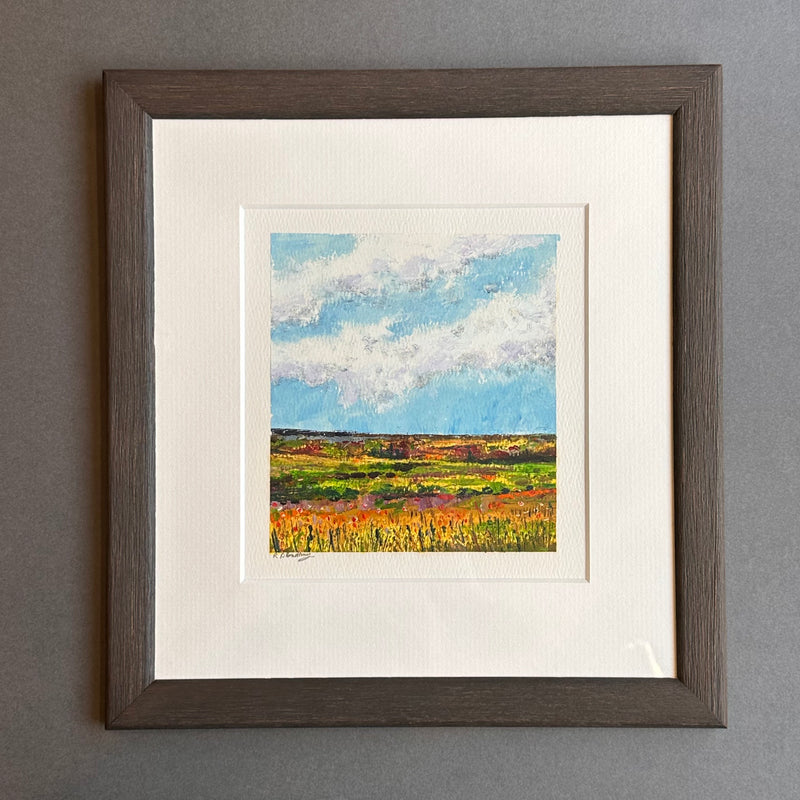 Brontë Moors in August FRAMED