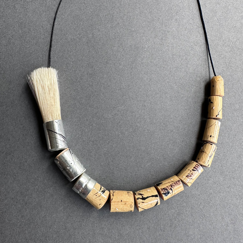 Povera Paintbrush Necklace