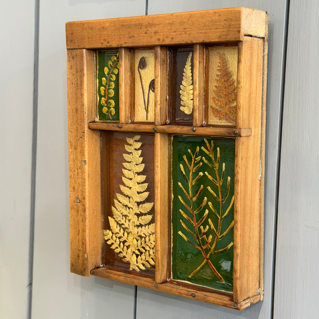 Mixed Media Garden Ferns #572