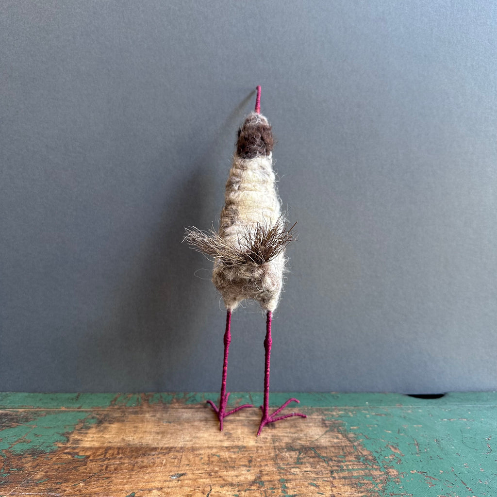 Textile Sculpture ‘Griselda the Brush Tailed Bird’