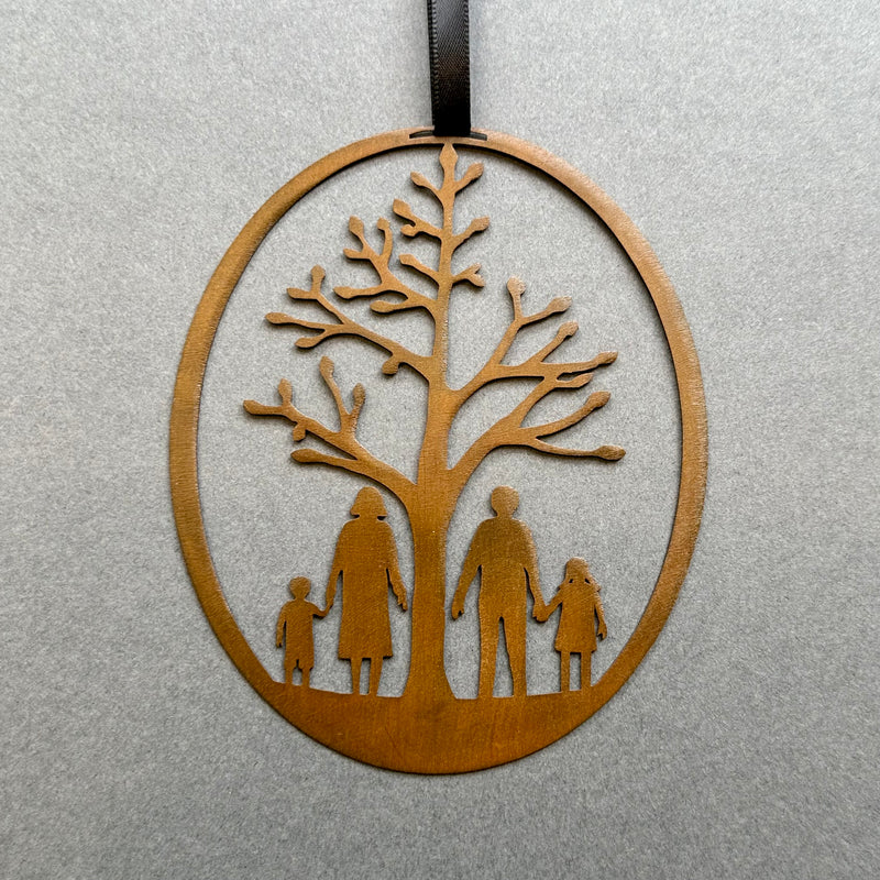 Metal Hanging - Family
