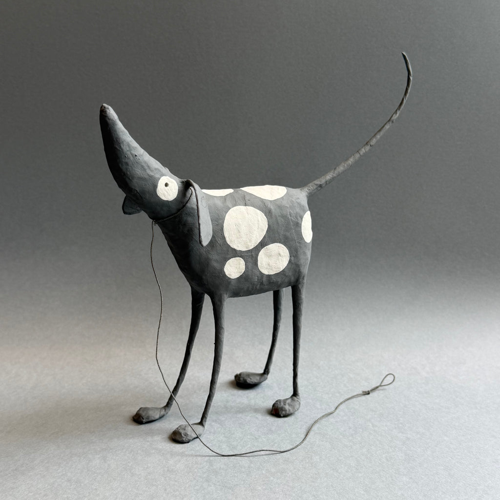 Paper Mache Sculpture ‘Herb the Dog’
