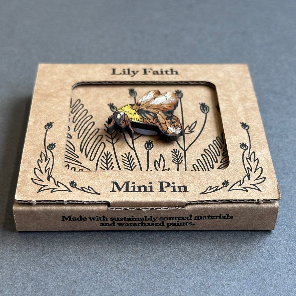 Mini Pin Brooch - Bee