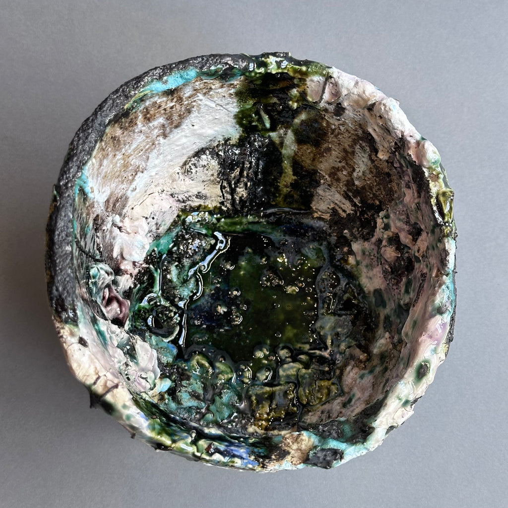 Ceramic Pot 'Moorland Puddle'