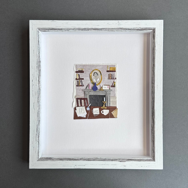 Original Collage - The Dining Room - Framed