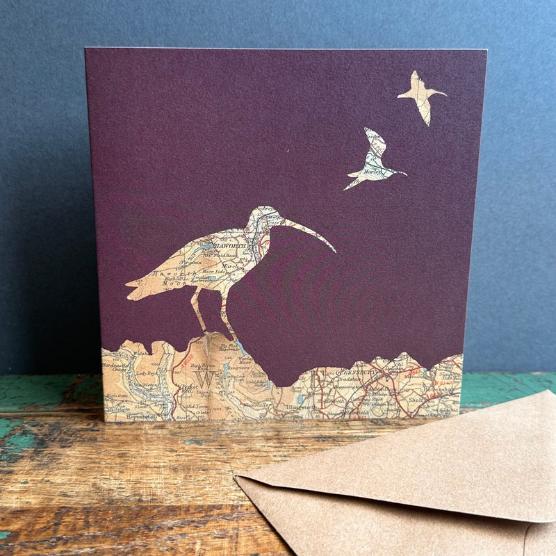 Haworth Map Card ‘Curlew’