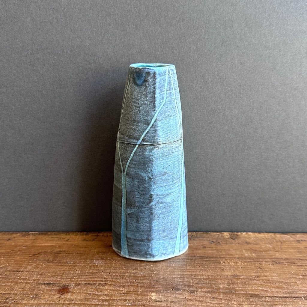 Curved Vase - Medium - Dark Woodland (B)