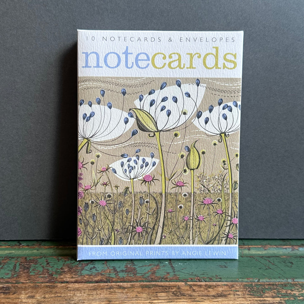 Notecards - Angie Lewin - Agapanthus & Autumn Spey