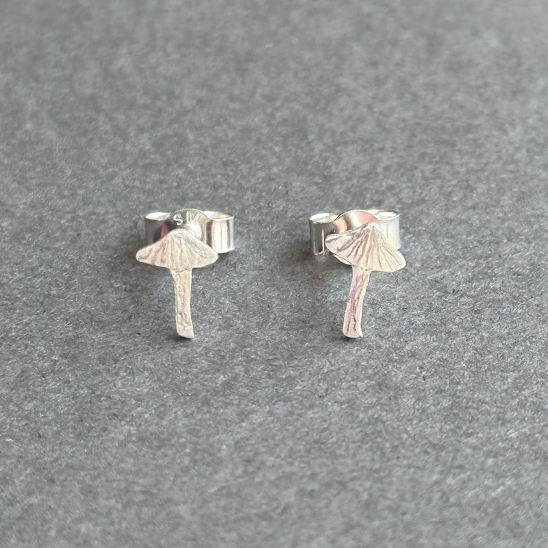 Sterling Silver Studs - Toadstool