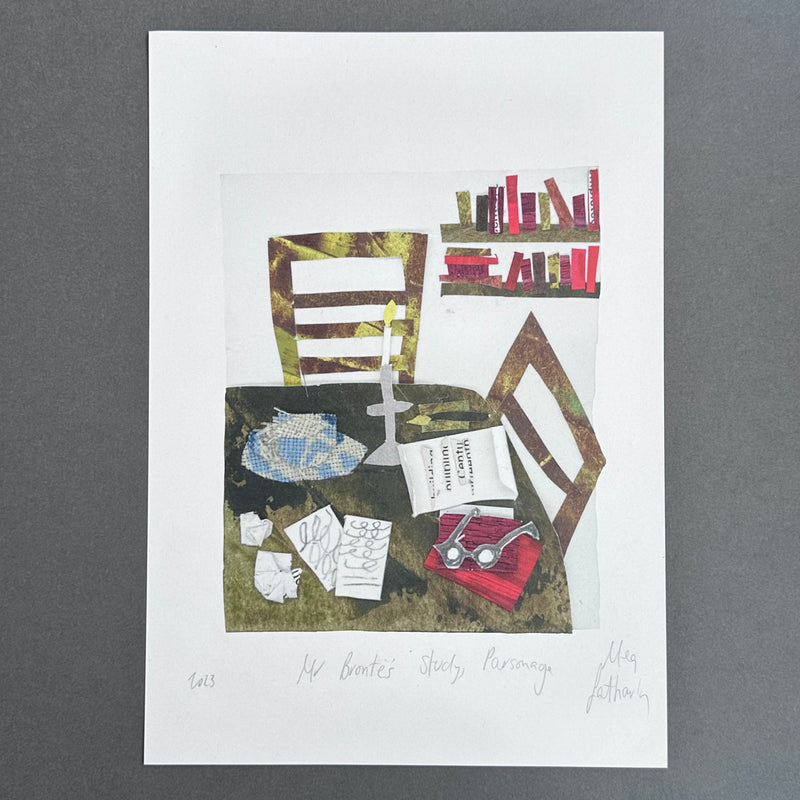 Print - A4 - Brontë Collage - Mr Brontes Study