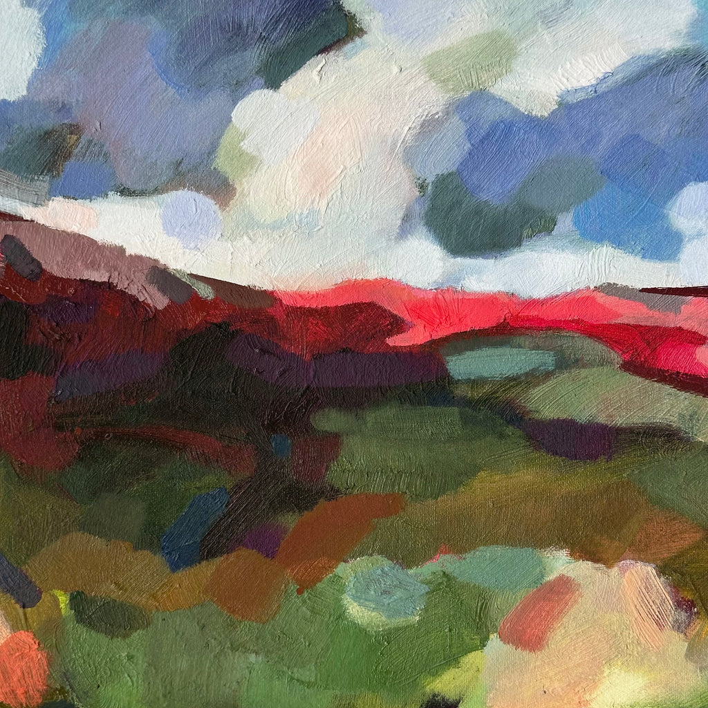 Fine Art Print - Hidden Behind the Criss Cross Grasses - Unframed