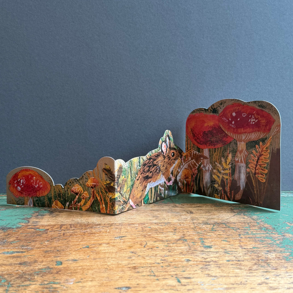 G/Card - Trifold - Autumn Mouse