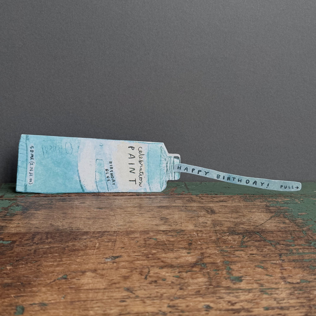 G/Card - Laura Skilbeck - Blue Paint Birthday