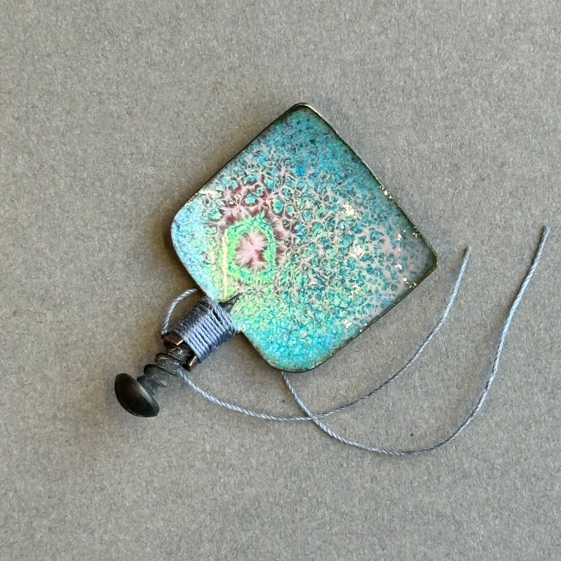 Decorative Enamel Spoon 'Tiny Screw’