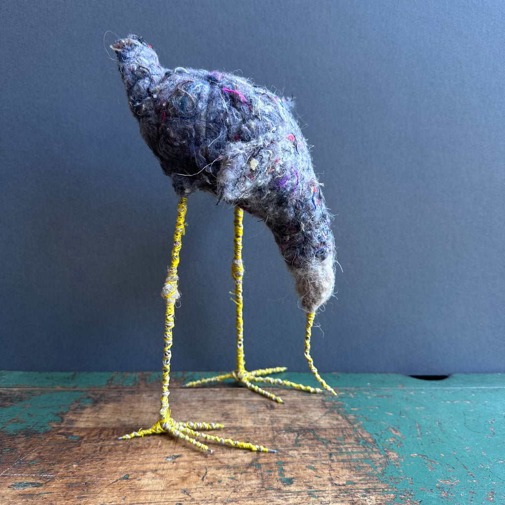 Textile Sculpture ‘Cora the Tall Bird’