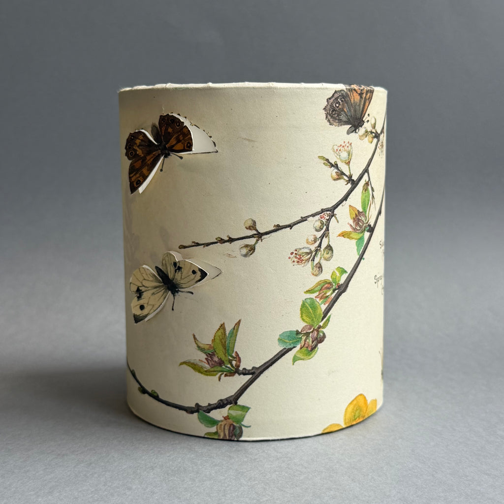 Stitched Paper Lantern - Butterfly