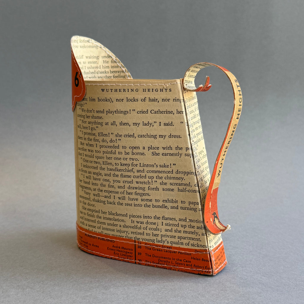 Paper Jug - Medium - Penguin Orange - Wuthering Heights