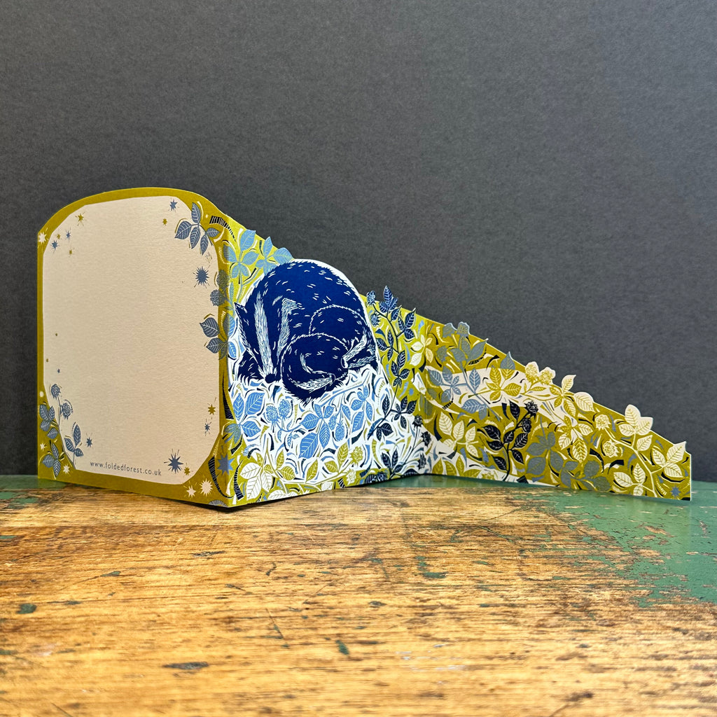 Concertina G/Card - Folded Forest - Amongst the Brambles