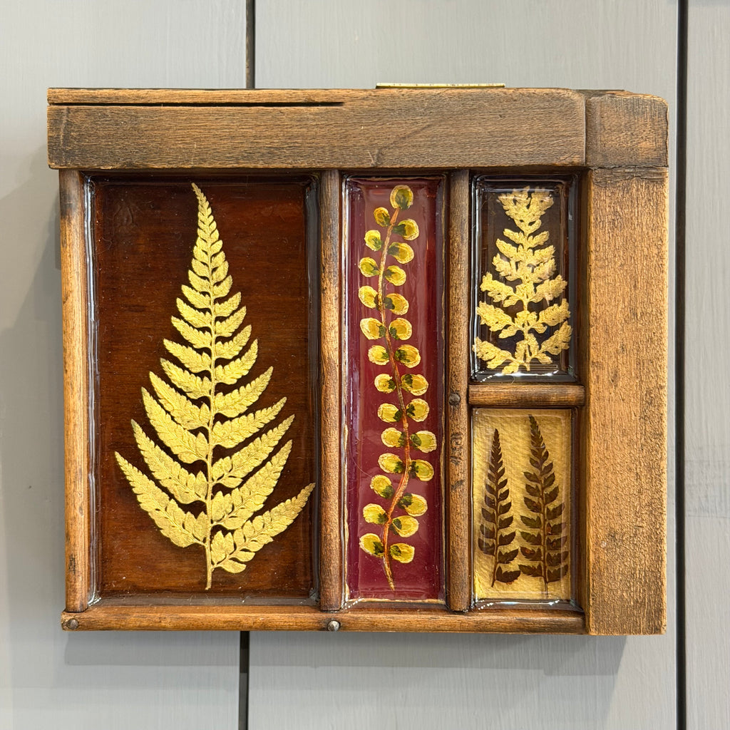 Mixed Media Garden Ferns #571