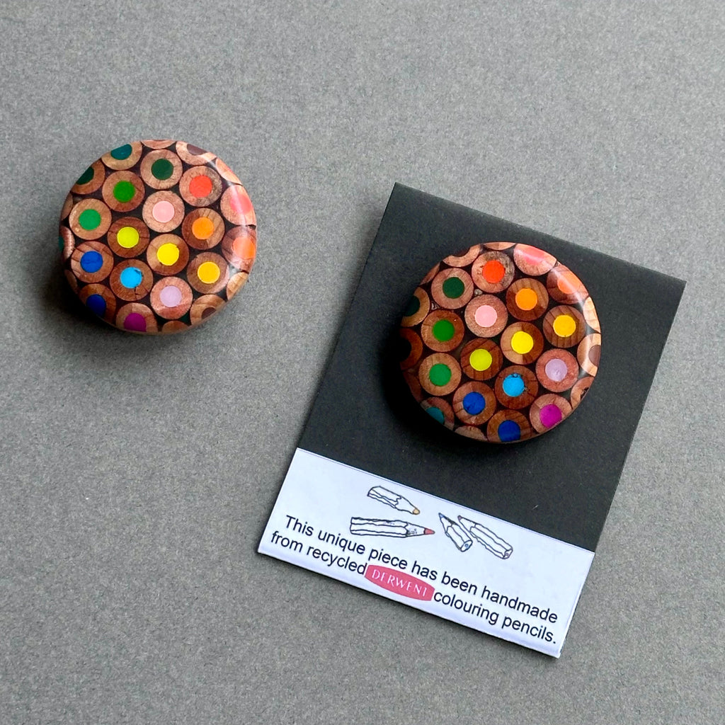 Round Pencil Brooch