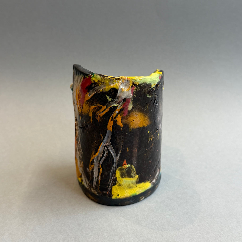 Ceramic Pot - Moorland - Tall Tealight #C