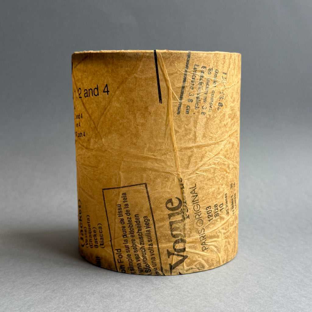 Stitched Paper Lantern - Sewing Pattern Paper