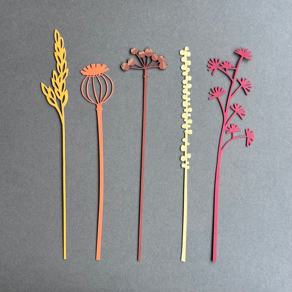 Paper Posy - Set of 5 - Autumn (B)