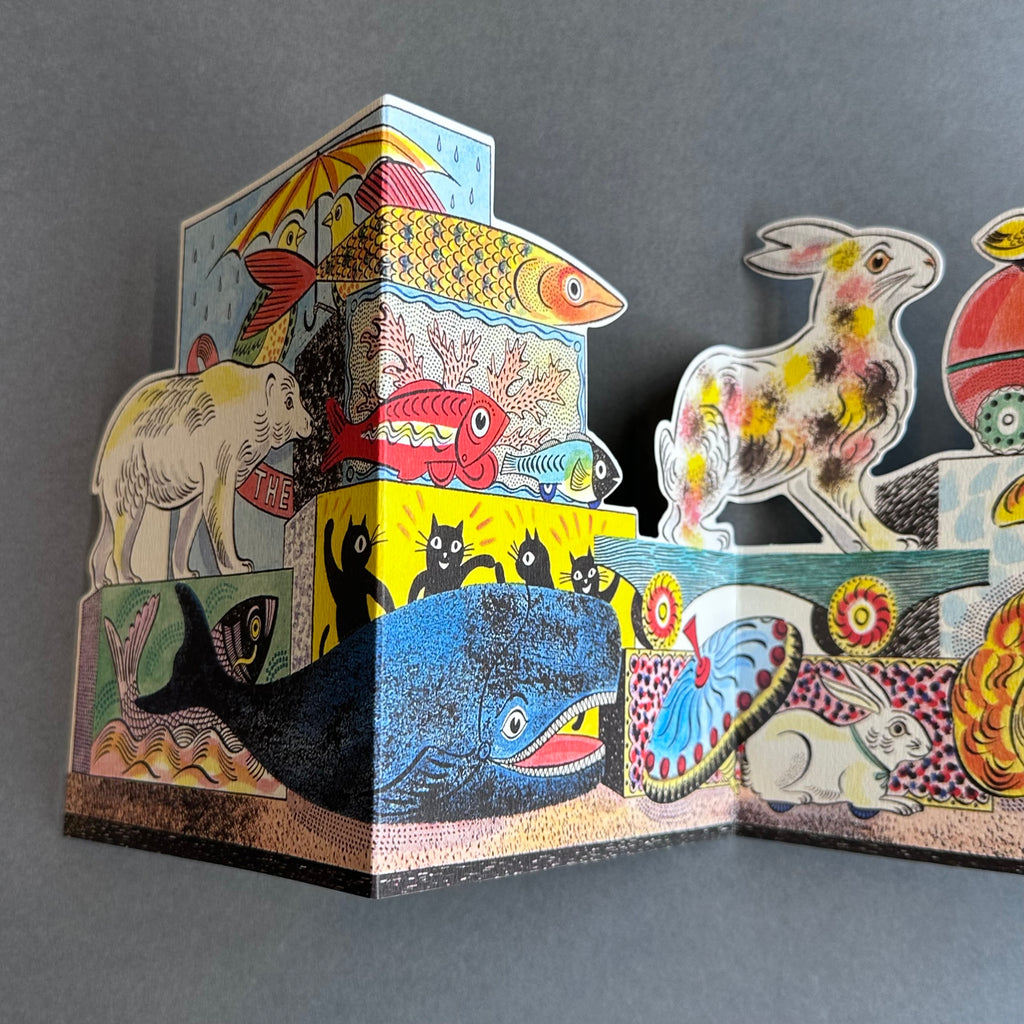 Die-Cut Card - Emily Sutton - Tin Toys, Polar Bear to Elephant