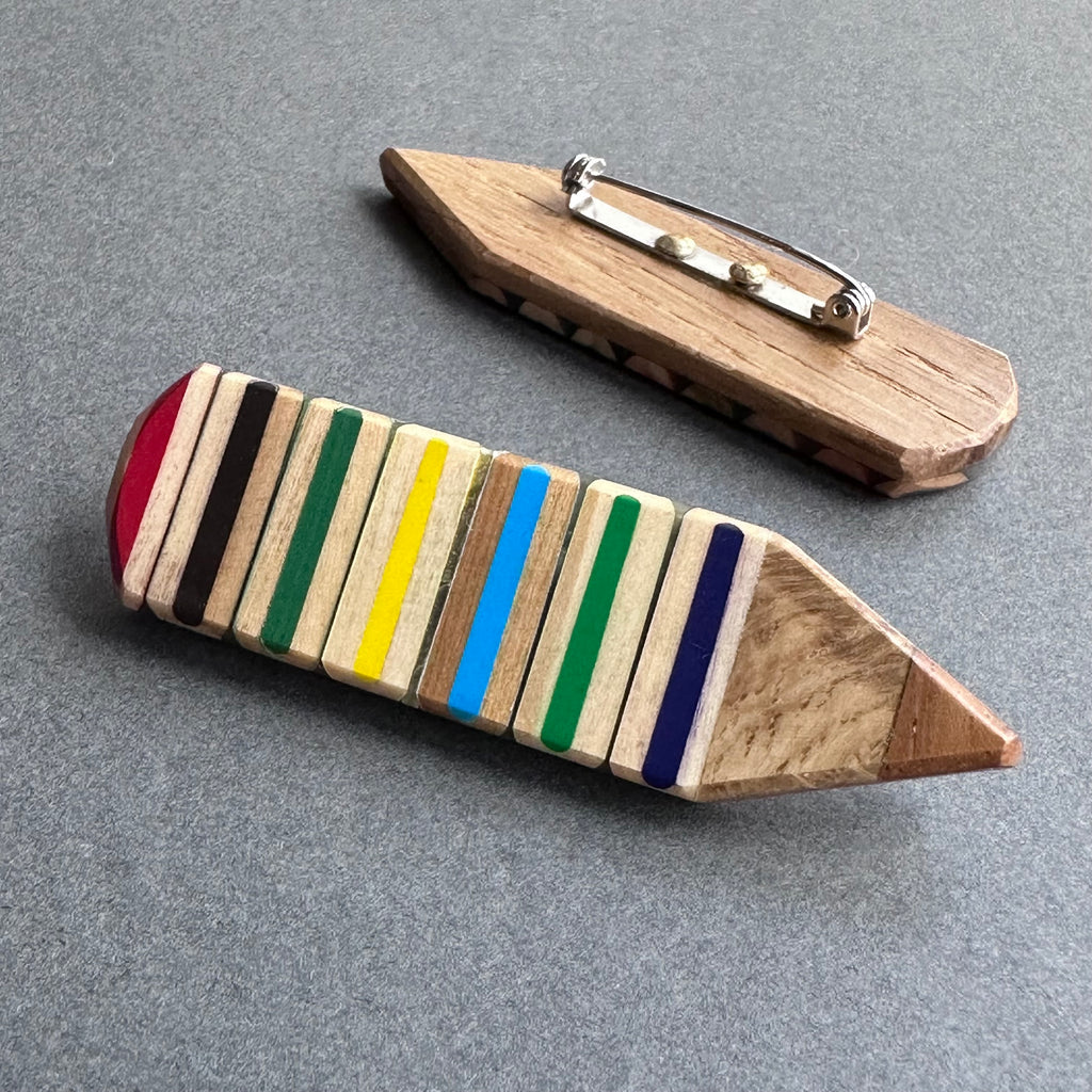 Pencil Shaped Brooch