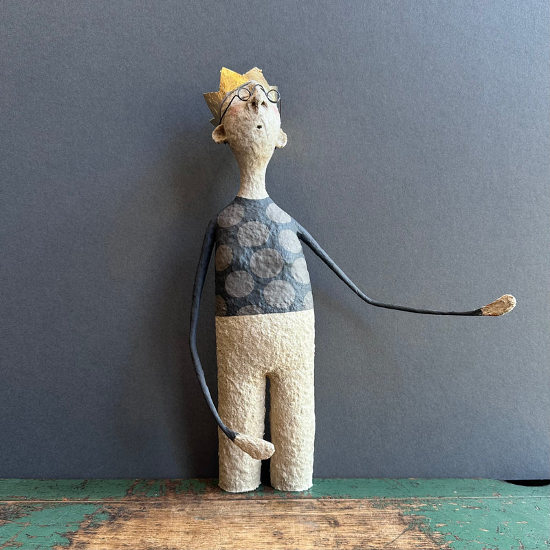 Paper Mache Sculpture - Horace The Tall King