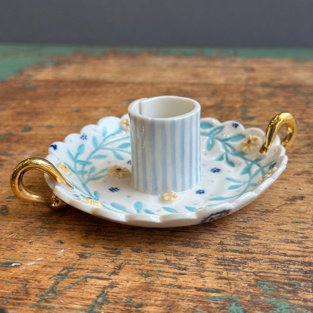 Candle Holder with Handles #B