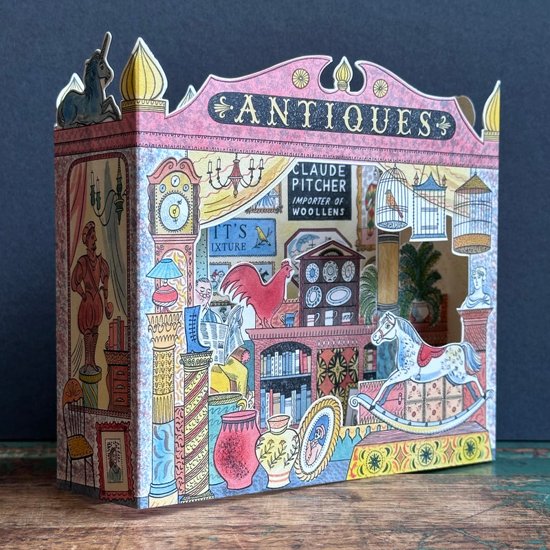 Die-Cut Card - Emily Sutton - Antique Shop