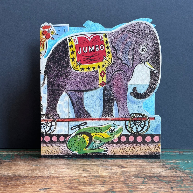 Die-Cut Card - Emily Sutton - Tin Toys, Polar Bear to Elephant