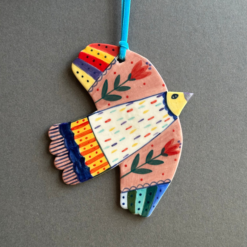 Hanging Folk Bird #C