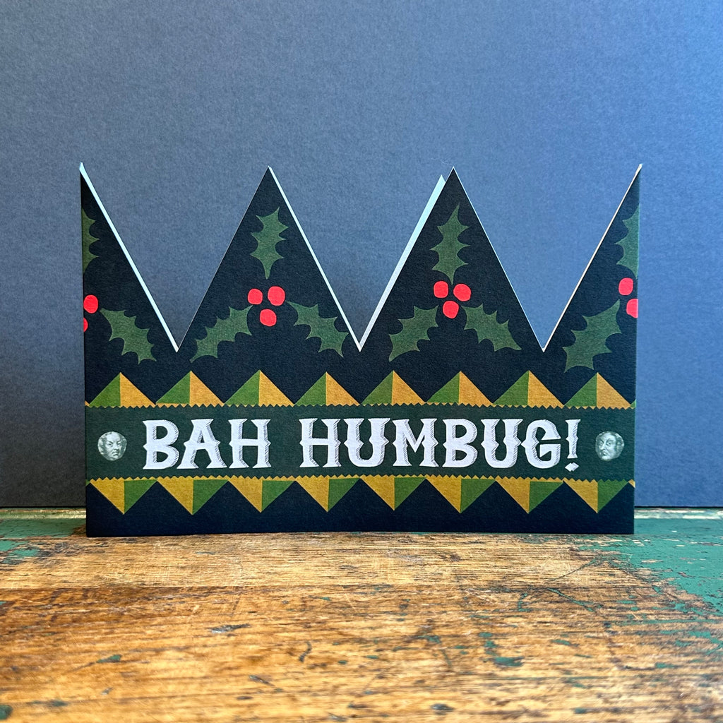 Party Hat Greeting Card - Bah Humbug