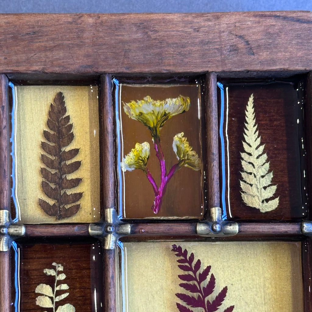 Mixed Media Garden Ferns #385