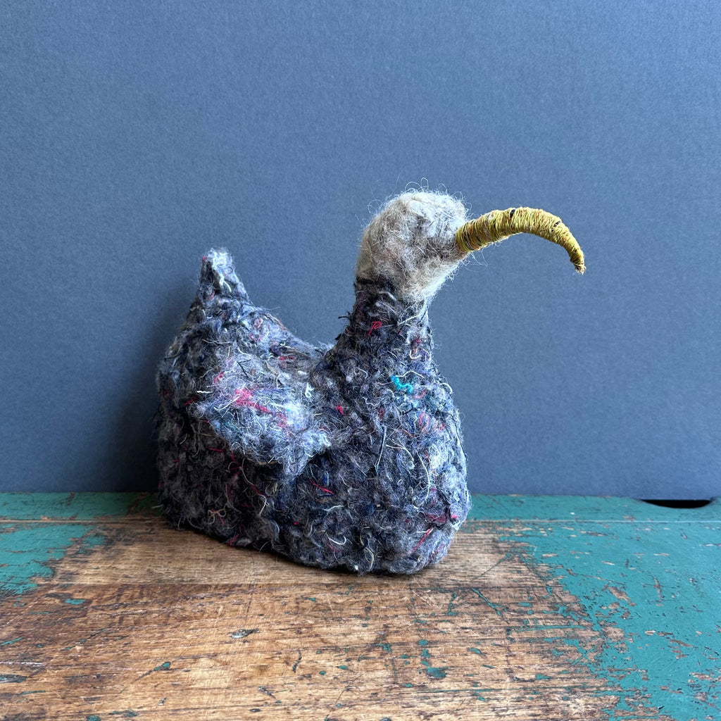 Textile Sculpture ‘Tallulah the Swimming Bird’