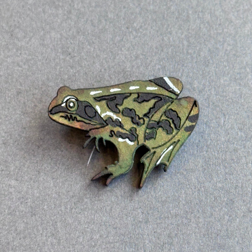 Mini Pin Brooch - Frog