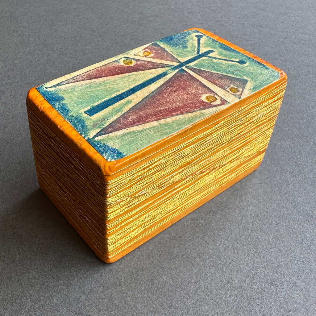 Collagraph Block ‘Butterfly’ Cherry/Blue/Orange