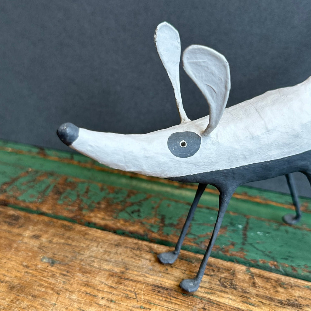 Paper Mache Sculpture ‘Ratty the Dog’