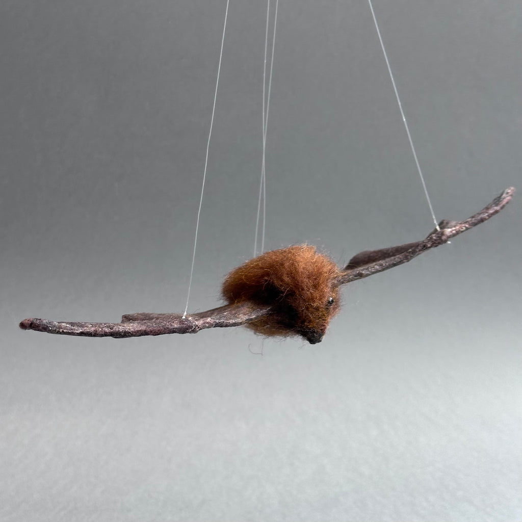 Needle Felted ‘Pippistrelle Bat’ #M