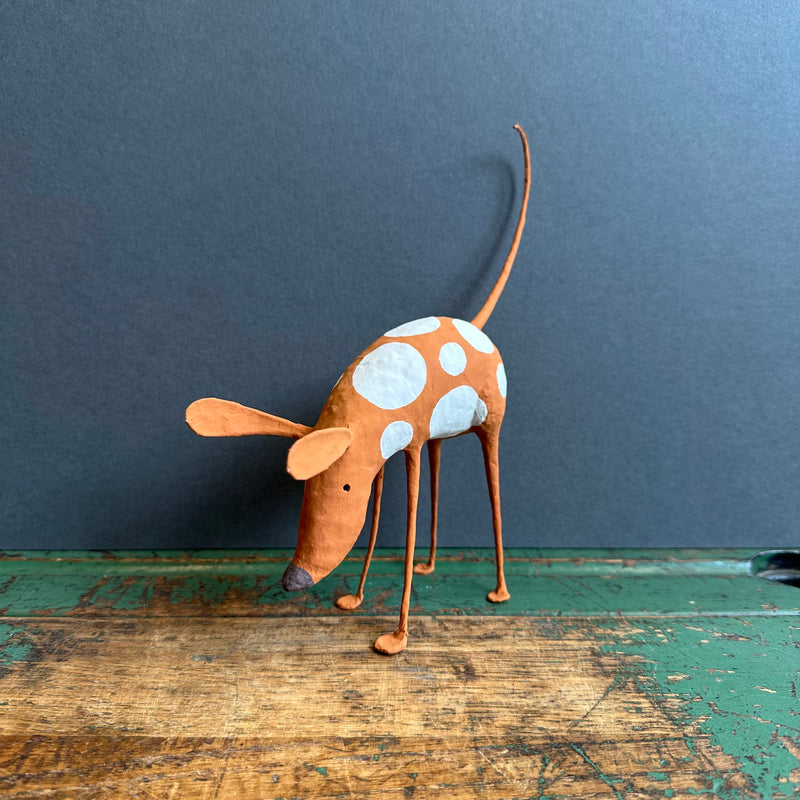 Paper Mache Sculpture ‘Tizer the Dog’