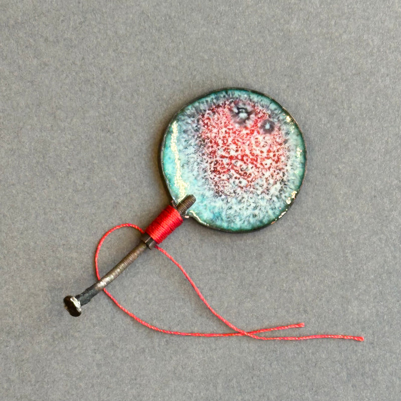 Decorative Enamel Spoon 'Tiny Nail’