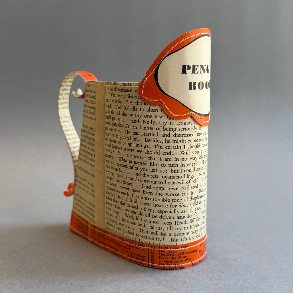 Paper Jug - Medium - Penguin Orange - Wuthering Heights