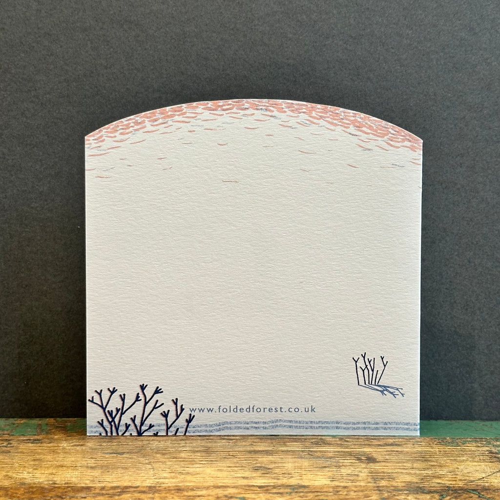 Concertina G/Card - Folded Forest - Sledging at Dusk