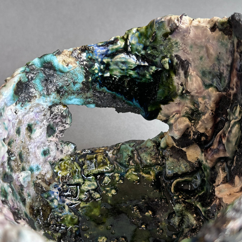 Ceramic Pot 'Moorland Puddle'