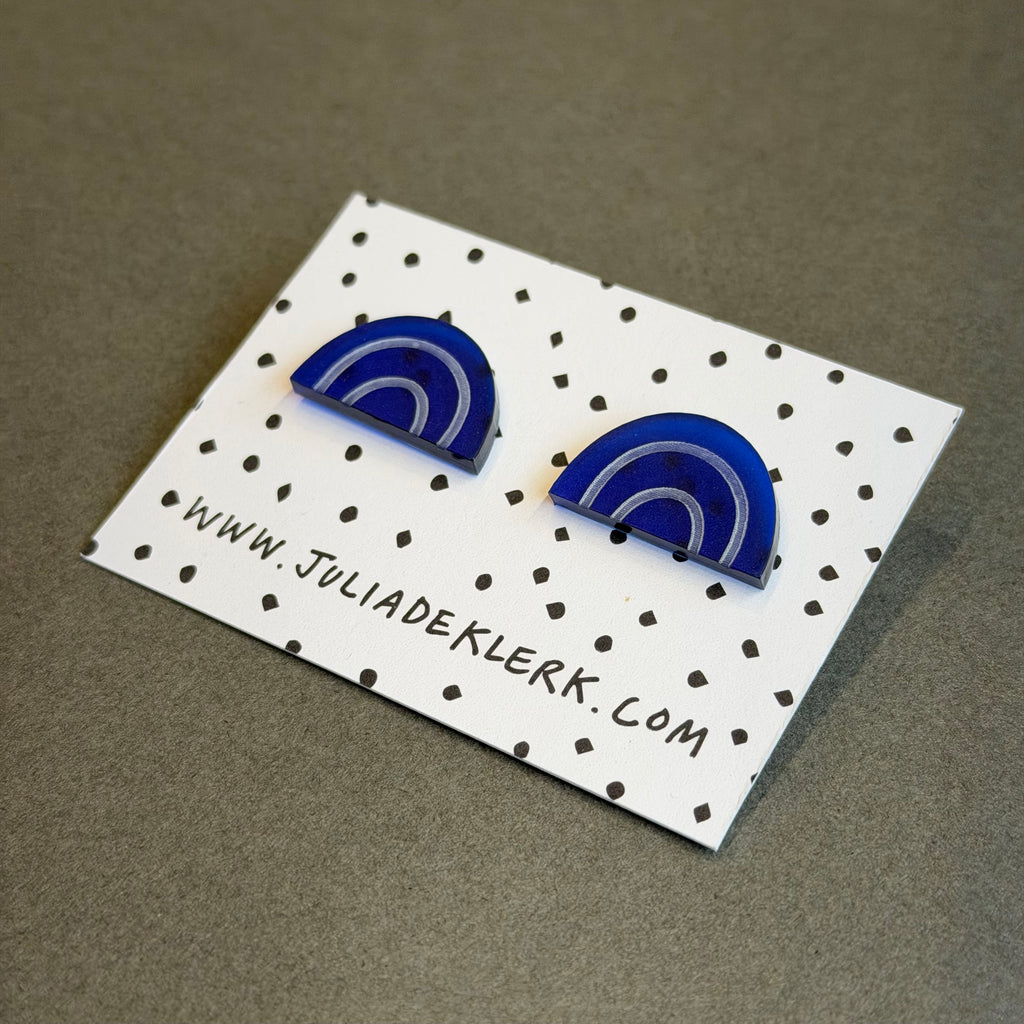 Studs - Arches in Blue