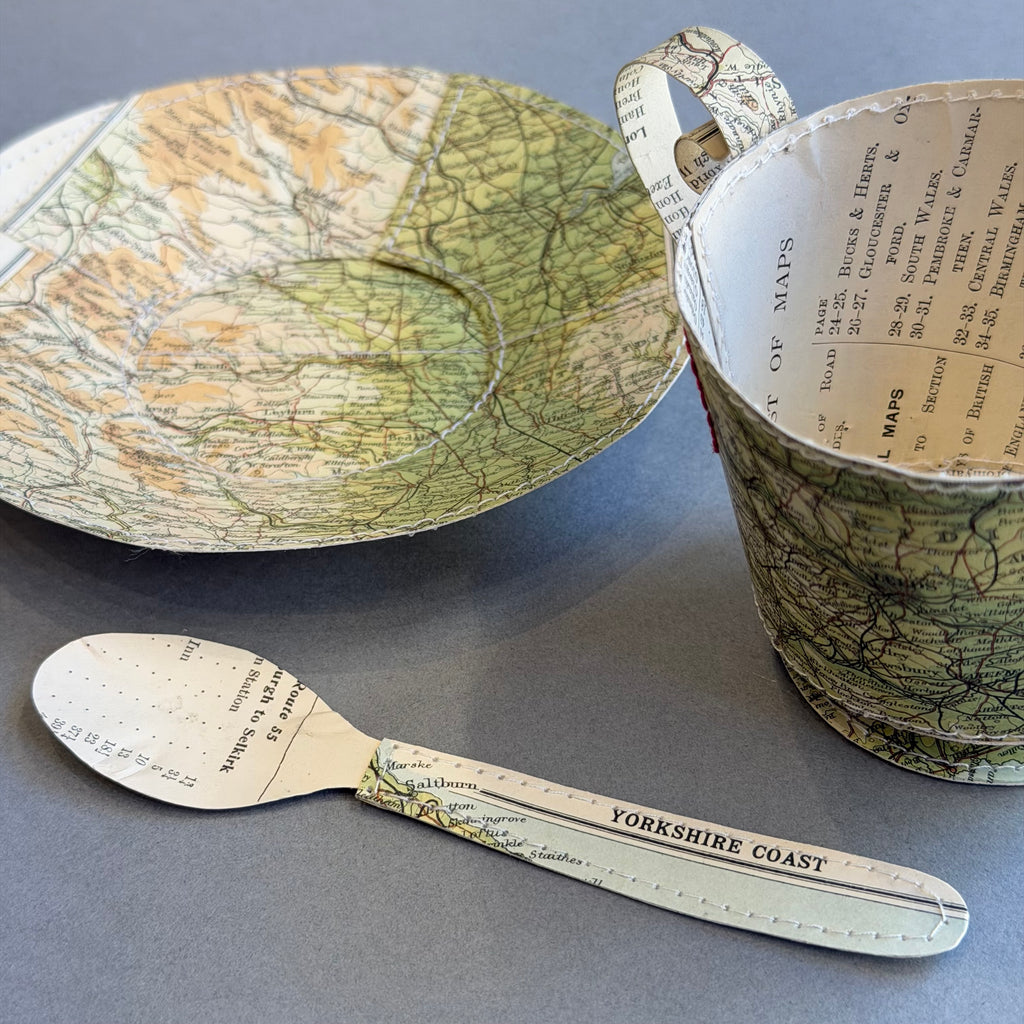 Paper Teacup - Maps - Haworth