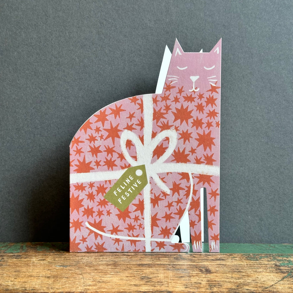 Feline Festive - Niaski - Cat Christmas Cards - Pack of 4