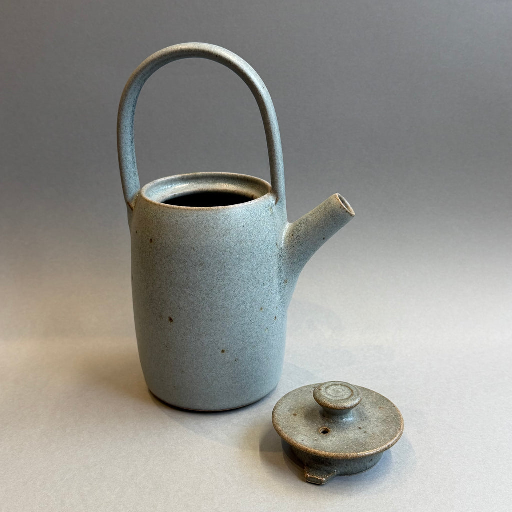 Alison Wren Teapot & 2 Tea Cups - Blue / Grey